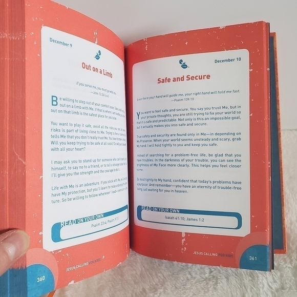 JESUS Calling By Sarah Young 365 Devotiond For Kids & Tweens Hardcover Book - Picture 11 of 13